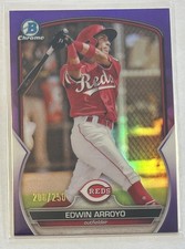 2023 Bowman #BP-66 Edwin Arroyo Prospects Purple #/250