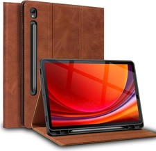 Case for Samsung Galaxy Tab S7/S8 11" 2020/2022 Folio Cover, S Pen Holder, Shock