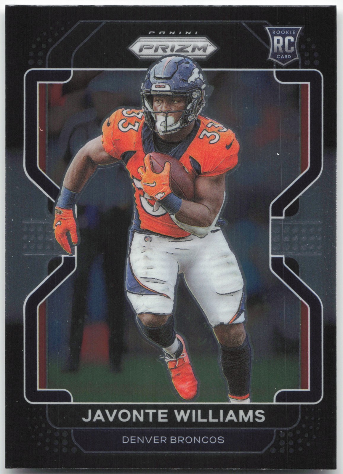 2021 Panini Chronicles #PB-23 Javonte Williams Prizm Black