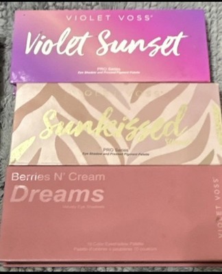 Violet Voss PRO Eye Shadow Palette Set: Violet Sunset, Sunkissed, Berries N' Cr 