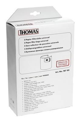 Thomas 787101 5x Staubsaugerbeutel für Staubsauger (siehe Beschreibung)