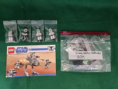 Lego Star Wars Clone Walker Battle Pack 8014 100% Complete - No Box