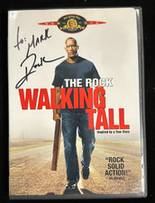 The Rock Autographed Walking Tall DVD Cover