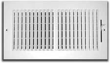 Two Way Wall Vent Cover - Adjustable Flow and Direction Control for Sidewall or