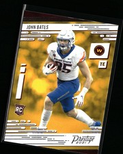 John Bates 2021 Panini Prestige #279 Rookie Washington Football Team