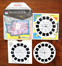 VIEW-MASTER WASHINGTON STATE TOUR SERIES A270 GAF 3 REEL SET EXCELLENT 