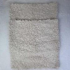 Beige Plush Seat Cushion Rectangle Non-Standard Size Indoor Living Room Decor