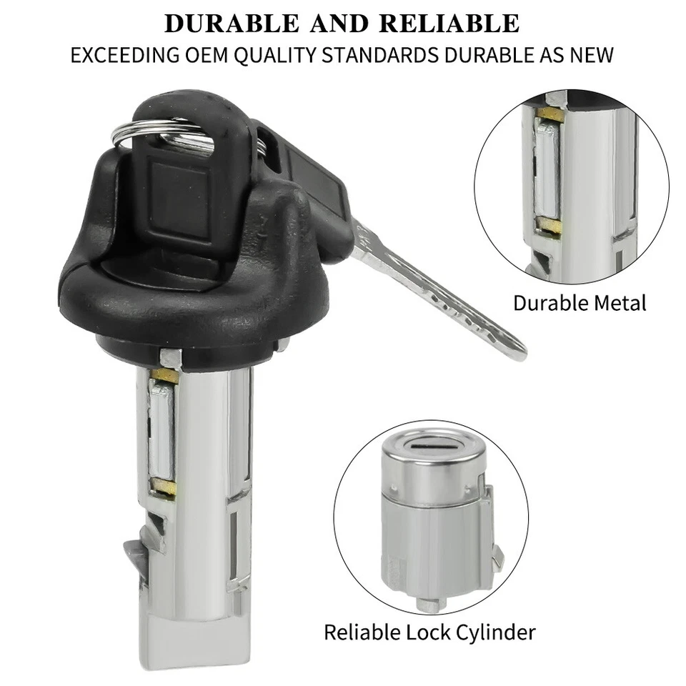IGNITION KEY SWITCH DOOR LOCK CYLINDER - FOR CHEVY GMC C K PICKUP 95 96 97 - Image 4 of 4