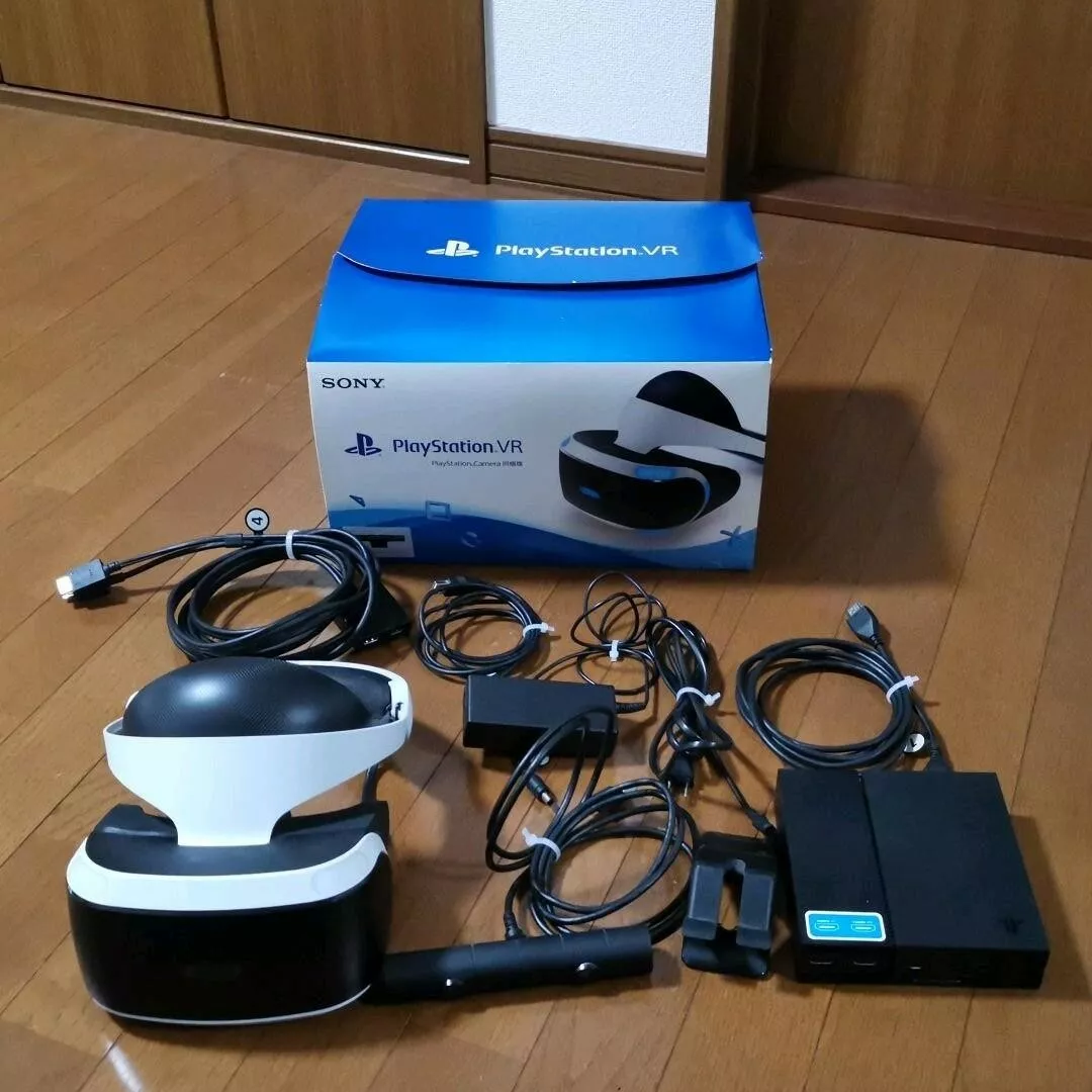 Sony PlayStation VR PSVR PS4 PS5 Virtual Reality Headset Bundle Used Japan