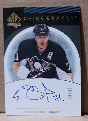 2013-14 Evgeni Malkin SP Authentic Chirography Autograph #C 2013-14 Evgeni Malkin SP Authentic Chirography Autograph #C