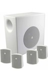 Jbl Professional Surface Mount Subwoofer & Mini-Satellite Loudspeaker System, Wh