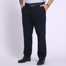 Pantalon Habillé Homme Grande Taille Coupe Droite 5 Couleurs Extensible