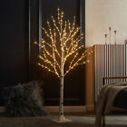Hairui Lighted Birch Tree with Fairy Lights for Home Easter Christmas Decor