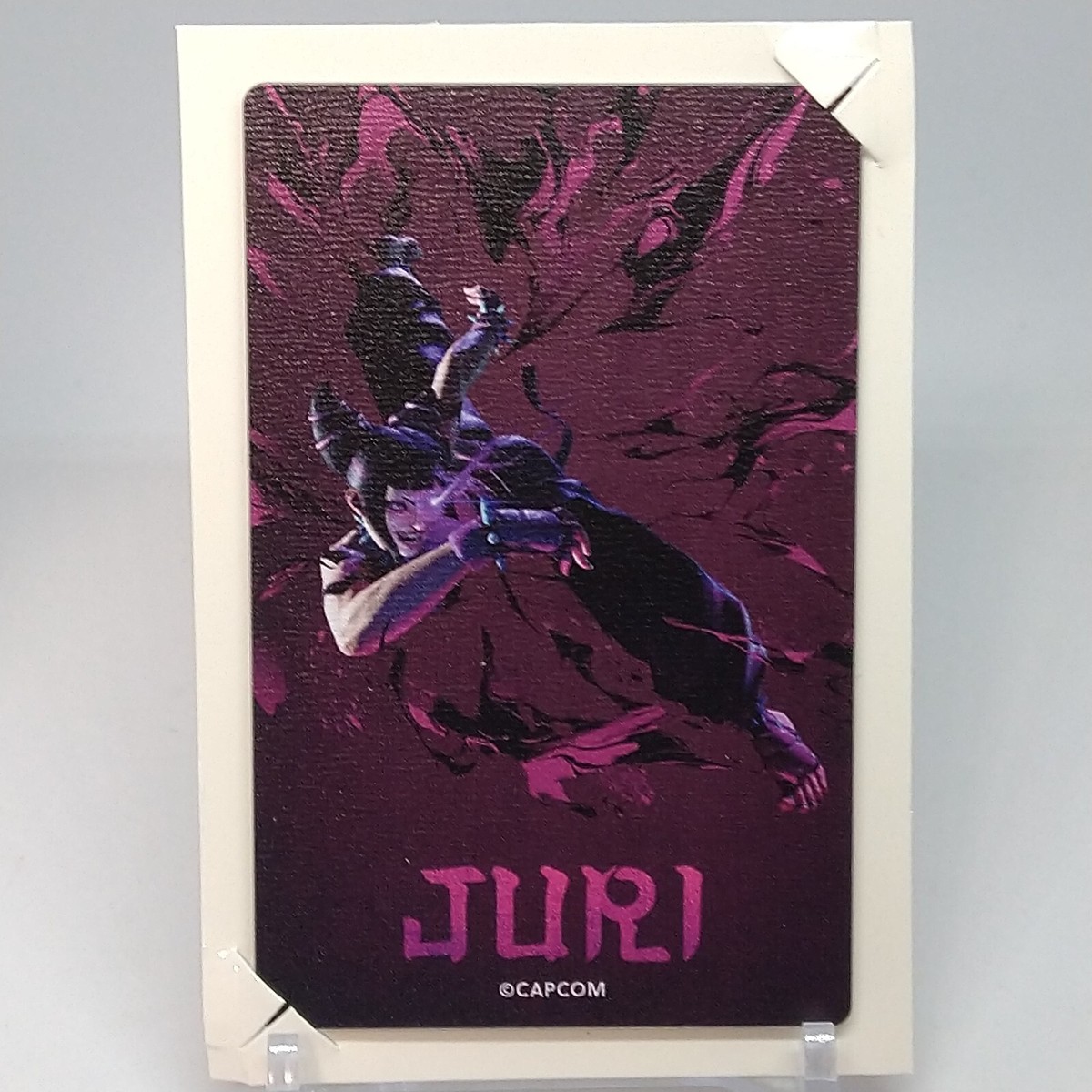 Juri Street Fighter Ⅵ 6 Pocketable Character Card Mirror Daiso