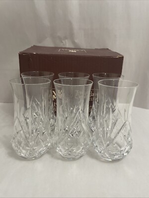 WMF CRISTAL CABINET Trinkglas-Garnitur Tumbler Long drink glass   6 Cup Germany