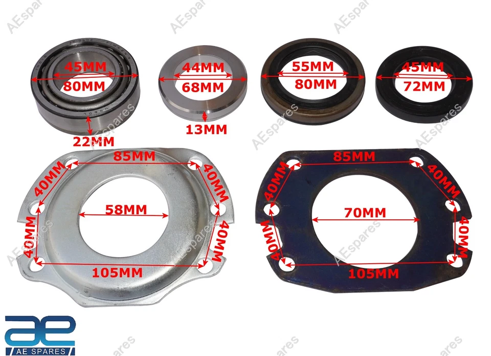 0502FA0310N Kit Axle Shaft Bearing Rear Left Hand For Mahindra Goa - Image 2 of 4