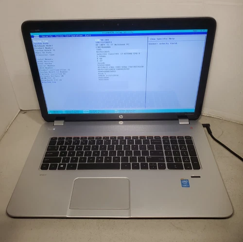 HP	ENVY TouchSmart 17 i7-4710MQ 2.5GHz 8GB RAM No HDD/SSD/OS! #69
