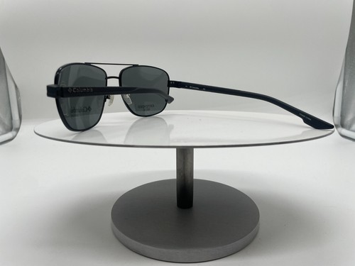 COLUMBIA VAMOOSE XL C112S MENS SUNGLASSES IN SATIN BLACK WITH BLACK LENSES - Picture 3 of 6