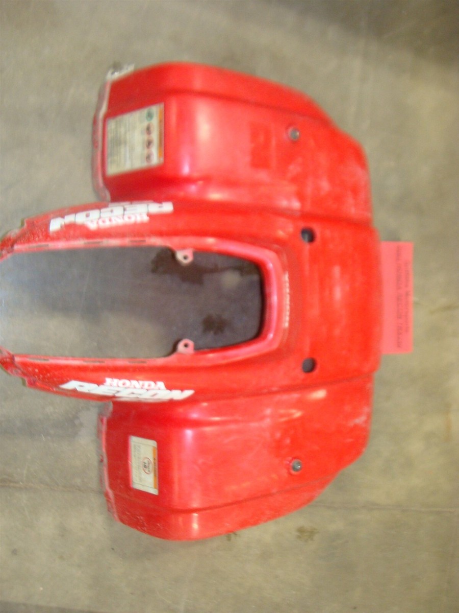 2003 HONDA RECON TRX250te ES oem front fender plastic mud guard