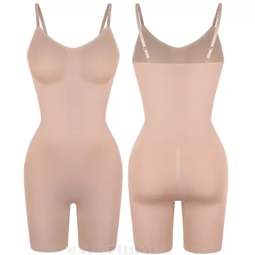 Tummy Control Bodysuit Sculpting Body Shaper Tank Top Shapewear Snatched Waist - Picture 24 of 35