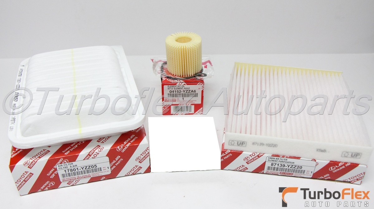 Toyota Corolla Matrix Scion xD Air / Cabin & Oil Filter Genuine