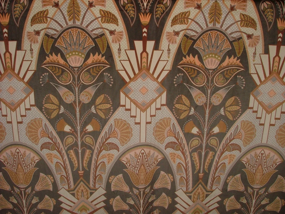 Almofada estofada cortina tecido veludo pelúcia âmbar cabaré 1,8 m Art Deco iLiv - Imagem 3 de 4