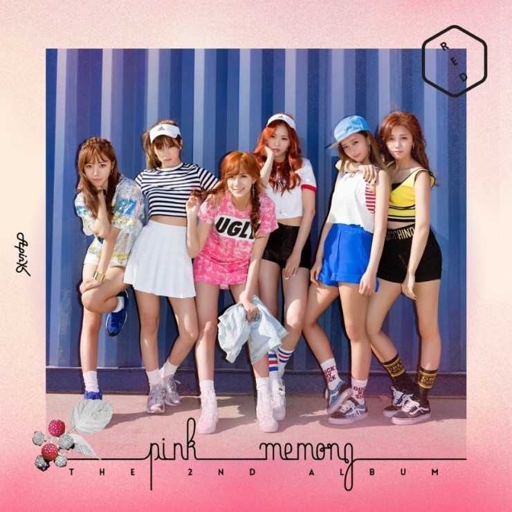 Apink pink memory 2nd Album トレカ　CD APINK [PINK MEMORY] 2nd Album RED Ver CD+Photo Book+Photo Card K
