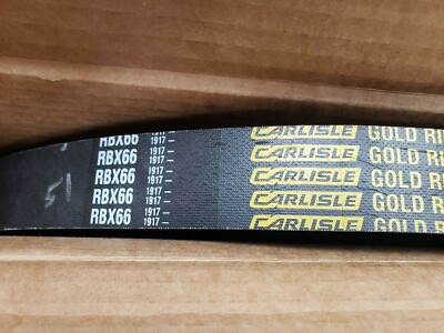 Timken Carlisle RBX66-2 Gold Ribbon Cog Banded V Belt - BX Section 
