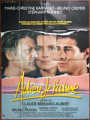 Adieu Je T'Aime Marie-Christine Barrault Bruno Cremer Pradal 120X160 Cm