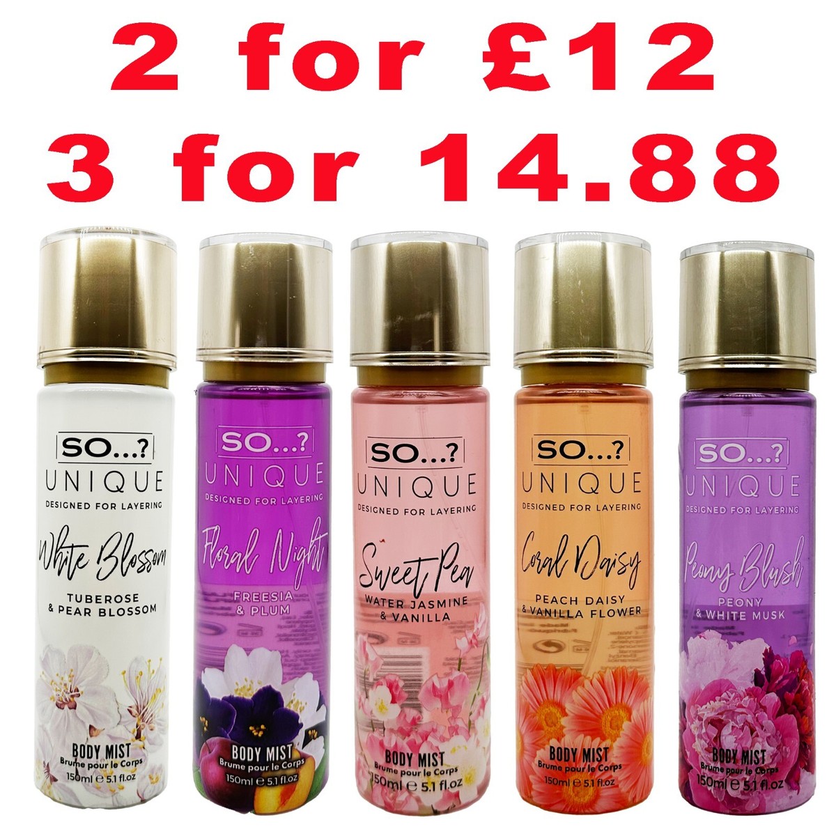 UNIQUE BODY MIST 150ML