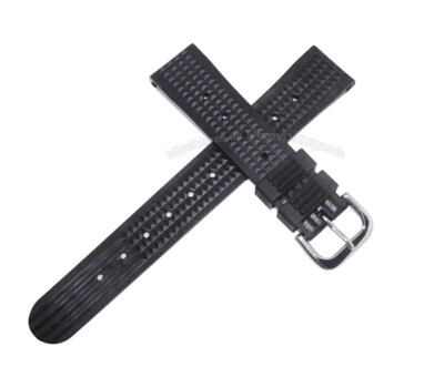 19mm 20mm SOFT Waffle Watch Band for Vintage Seiko 6105 6217 Diver