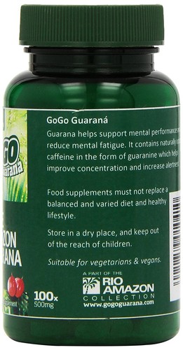 GoGo Guaran? 500mg Tablets 100-3 Pack - Picture 2 of 3
