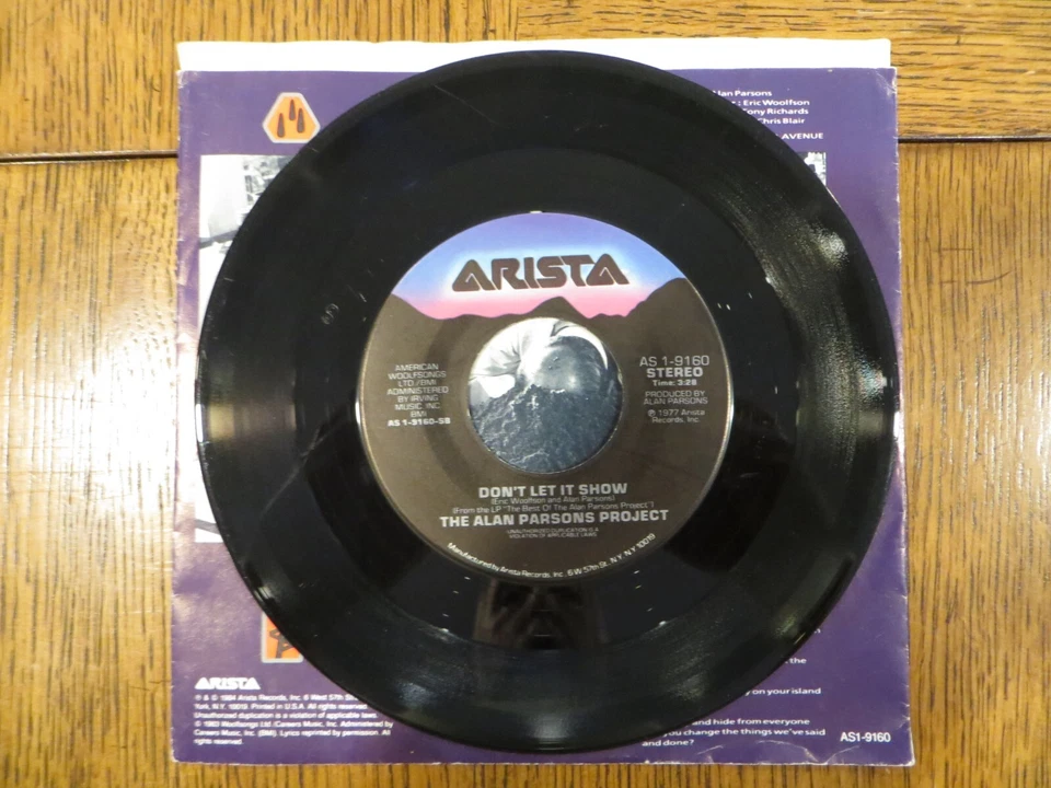The Alan Parsons Project – Don't Answer Me - 1984 - Arista AS 1-9160 7" Single Foto 4 de 4