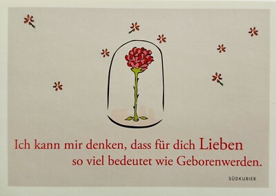 DER KLEINE PRINZ   Postkarte   12 x 17 cm   Ich kann mir denken...