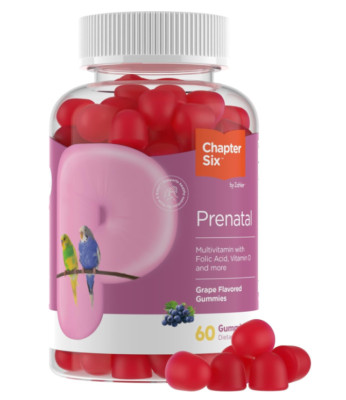 Zahler - Womens Prenatal Gummies - Grape Flavor - Prenatal Vitamins for Women w