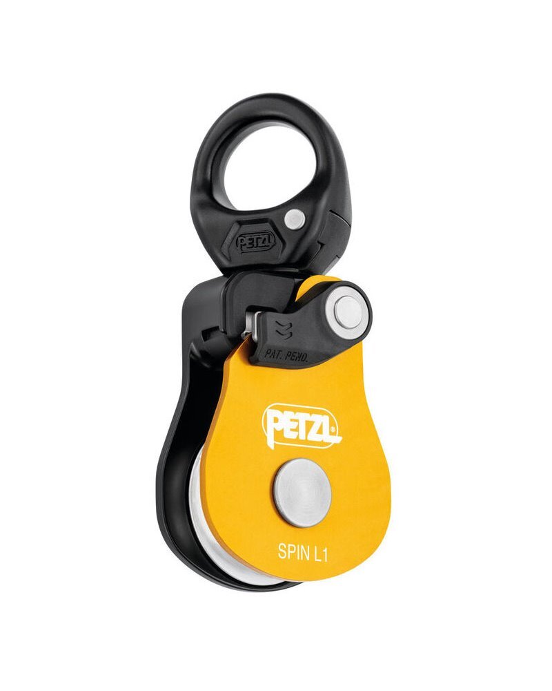 Petzl Spin L1 Carrucola Altissimo Rendimento, Giallo