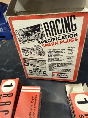 Champion A59C Spark Plugs Racing set of 4 Barn Find New Old Stock - Picture 3 of 4