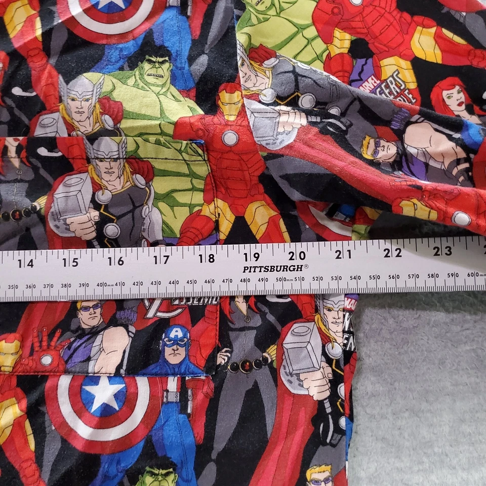 Blusa Médica Marvel Mujer Pequeña Roja Vengadores Montar Bolsillos Manga Corta Cuello en V Foto 4 de 4