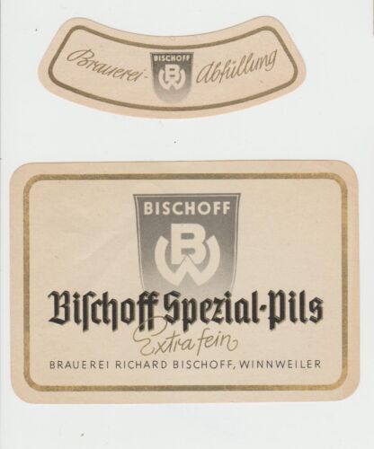 Bieretikett Bischoff Spezial-Pils Extrafein Brauerei Richard Bischoff (9) - Photo 1/1