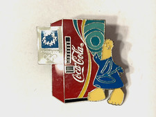 Athens 2004 Olympic Coca-Cola Bottle Lapel Pin
