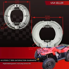 Front Rear Brake Shoes For Honda ATC 250 Big Red,85-87 ATC250 ATC250ES ATC250SX