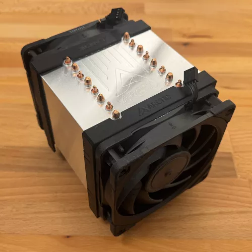 ARCTIC Freezer 4U-M CPU Heatsink with Noctua NF-A12x25 PWM Chromax Black Fans