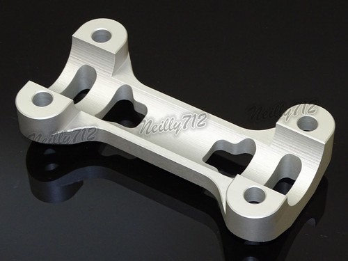 Handlebar Fat Bar Risers Clamp Top Upper Cover Silver Fit 2013-2016 BMW R1200GS - Picture 7 of 8