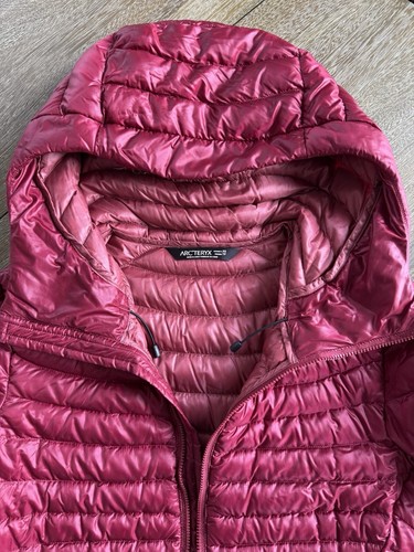 Arc'teryx Nuri Hooded Long Coat Insulated Down | Red | Women’s Size XS - Picture 6 of 11
