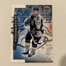1999-00 Pacific Dynagon Ice Greg Johnson #107 Nashville Predators