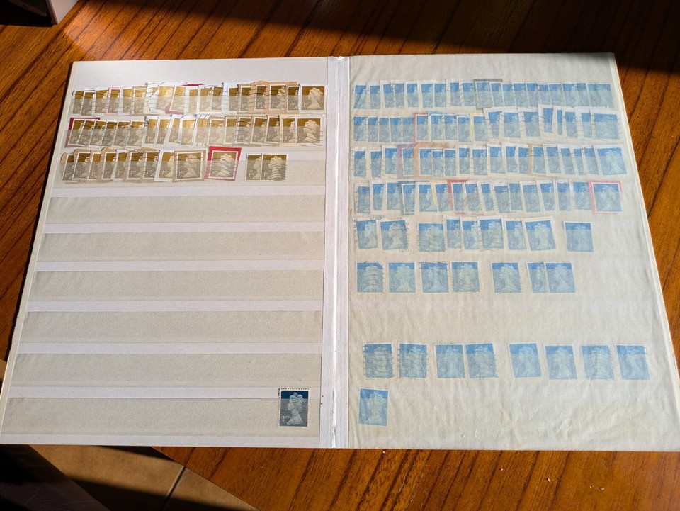 GB Definitive Mostly Used Stamp Collection in Stock Book eBay