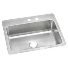 Elkay 27/22/8  DSESR12722MR2 Dayton Single Bowl Dual Mount Stainless Steel Sink