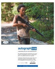 Sonequa Martin-Green "The Walking Dead" AUTOGRAPH Signed 'Sasha' 8x10 Photo B