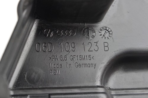 06D109123B Original Audi A4 B6 8E 2.0 FSI AWA Protector de correa dentada Cubierta Tapa - Imagen 5 de 5