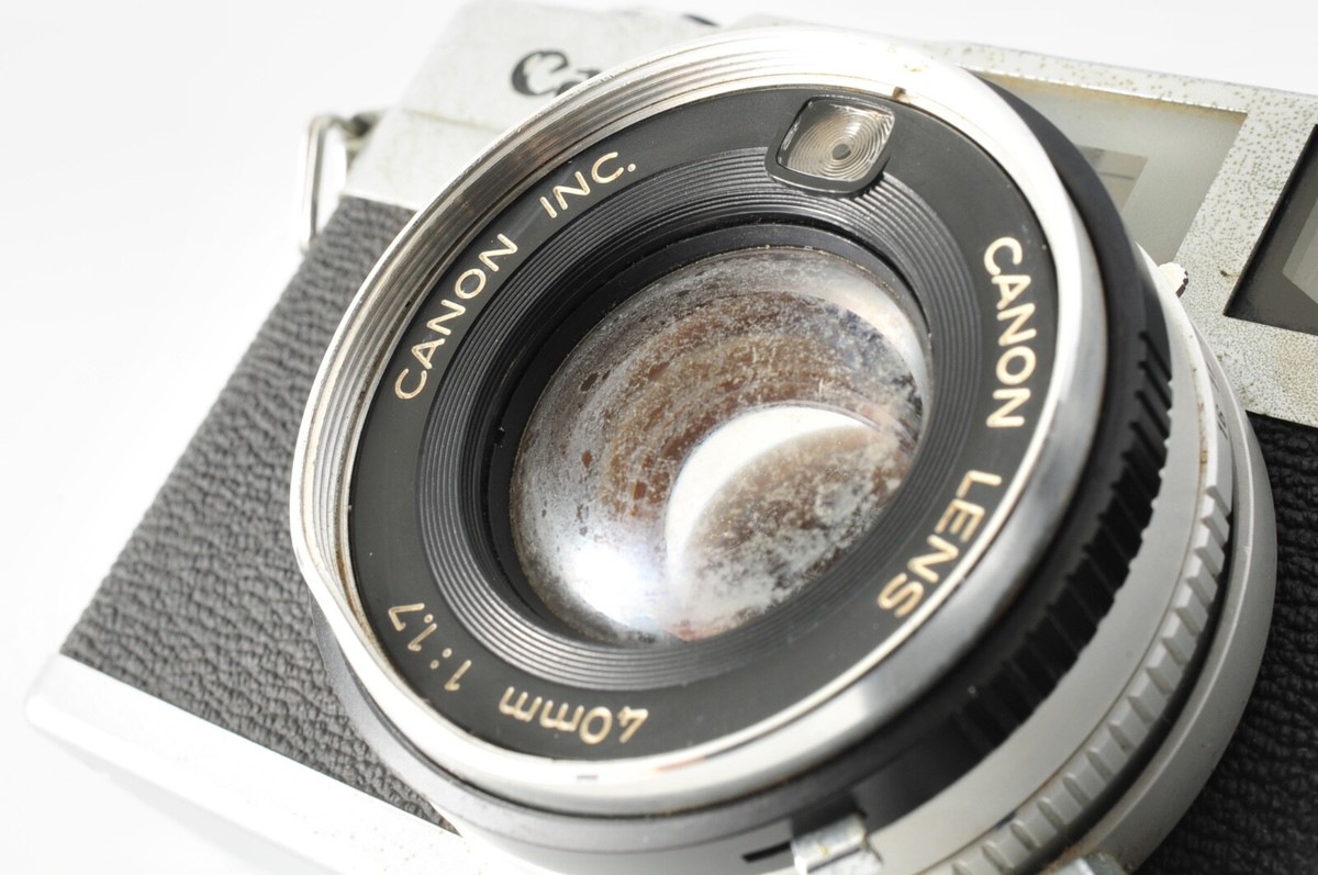 819CanonCanonetQL17 G-III RangefinderCamera TestedAS-IS